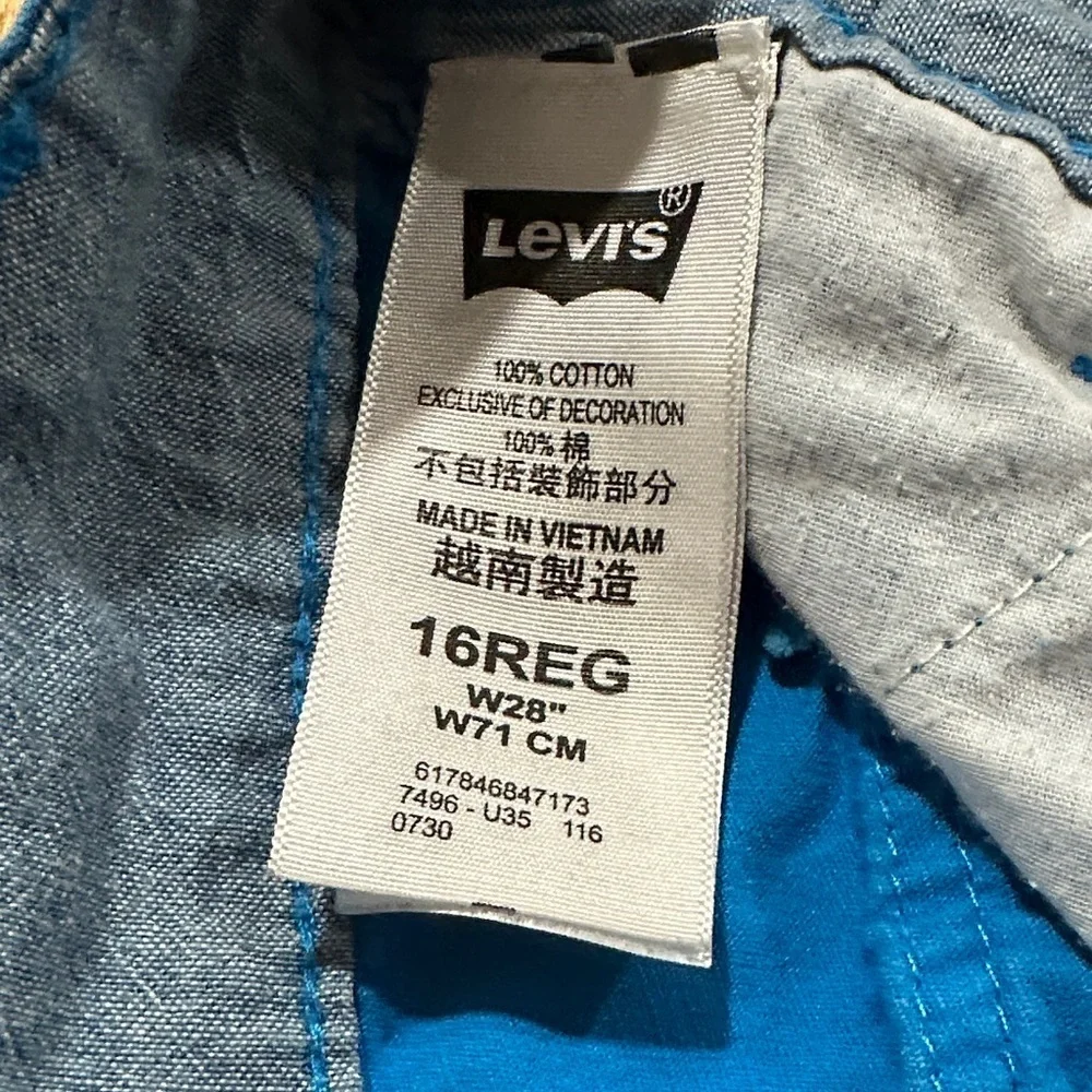 Levi's Blue Cargo Shorts for Men
